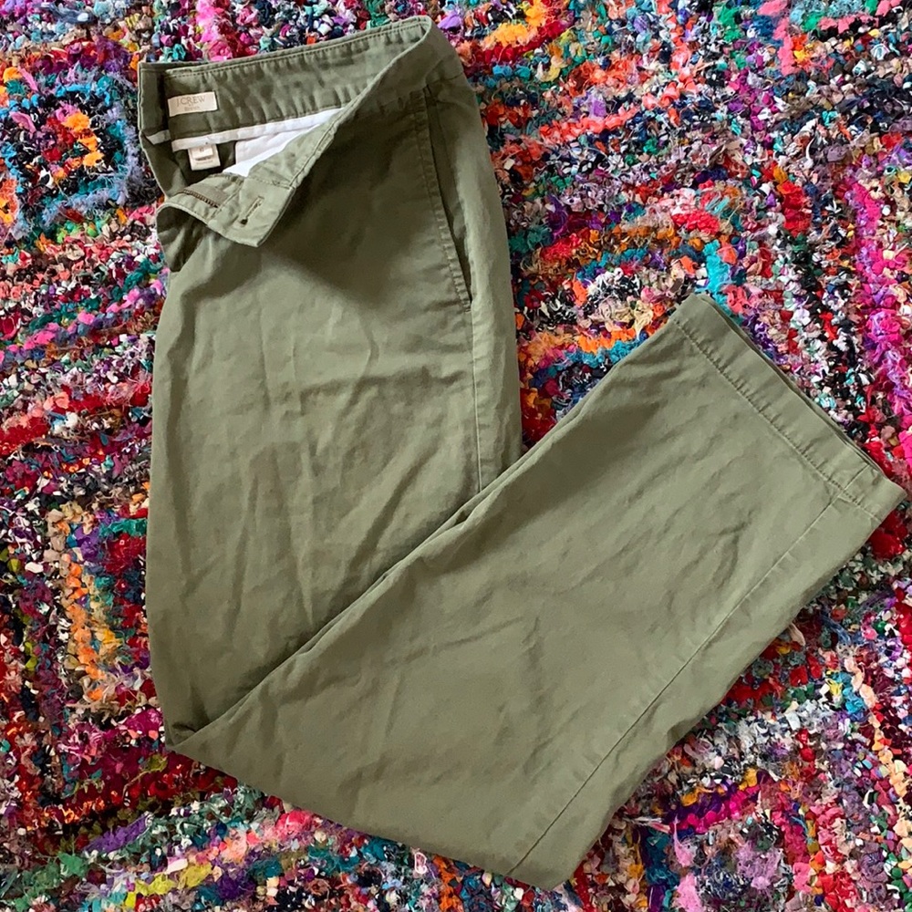 Forest Green J Crew Pant